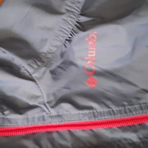 Girls small blue columbia rain jacket